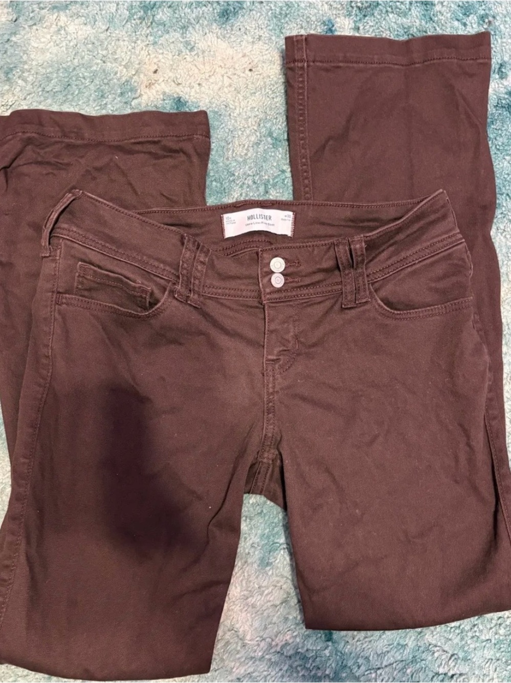 Hollister Dark Brown Ultra Low-Rise Boot